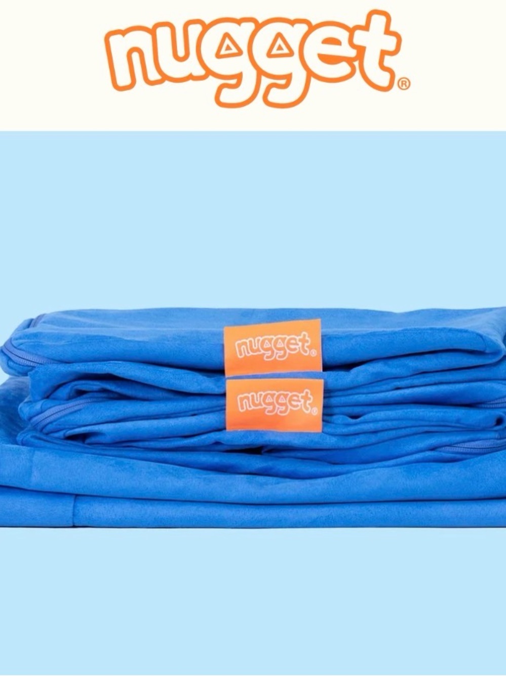 Nugget covers for play couch- does not include couch